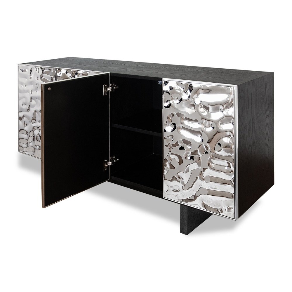 LiangAndEimil Baltimore Sideboard - Polished Hammered Finish