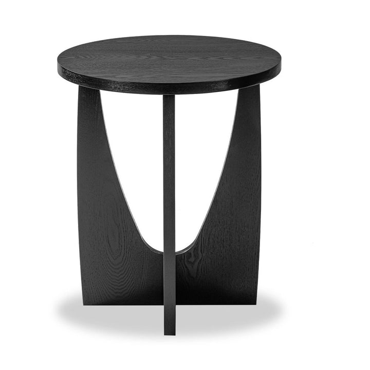 Borne Side Table - Matt Black Ash LiangAndEimil 1