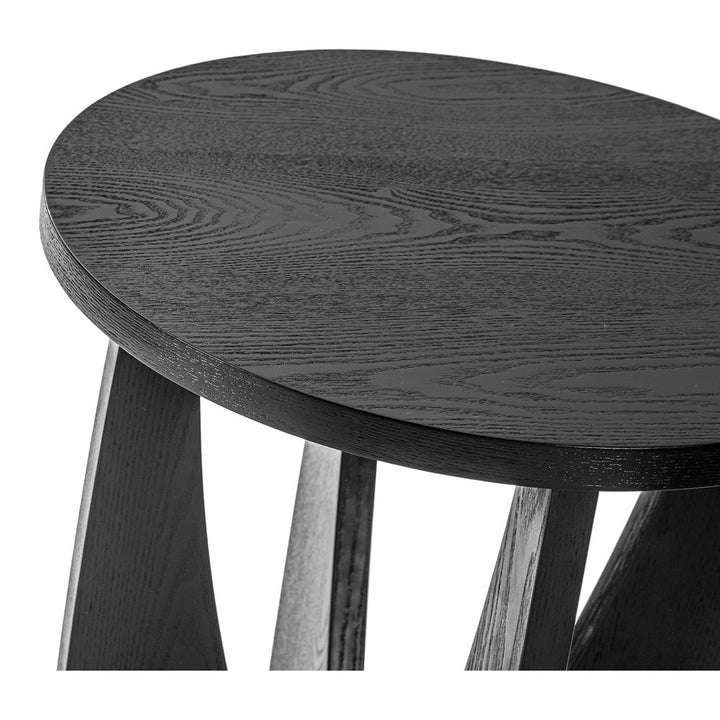 Borne Side Table - Matt Black Ash LiangAndEimil 5