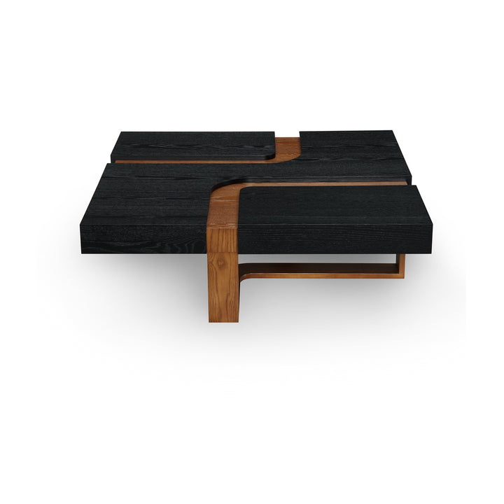 Grove Square Coffee Table - Wenge & Classic Brown LiangAndEimil 1