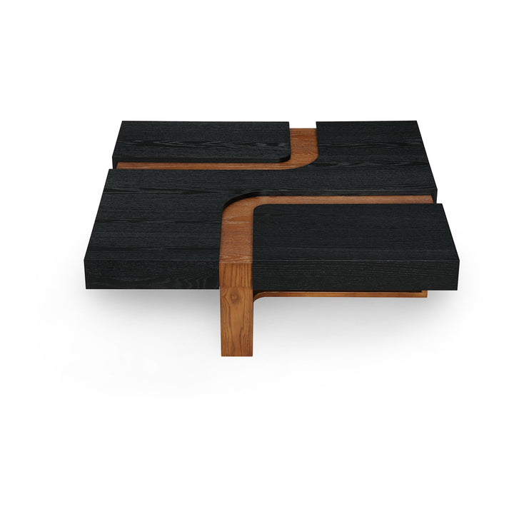 Grove Square Coffee Table - Wenge & Classic Brown LiangAndEimil 4