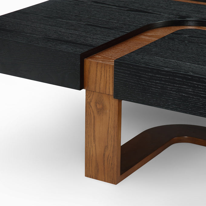 Grove Square Coffee Table - Wenge & Classic Brown LiangAndEimil 7