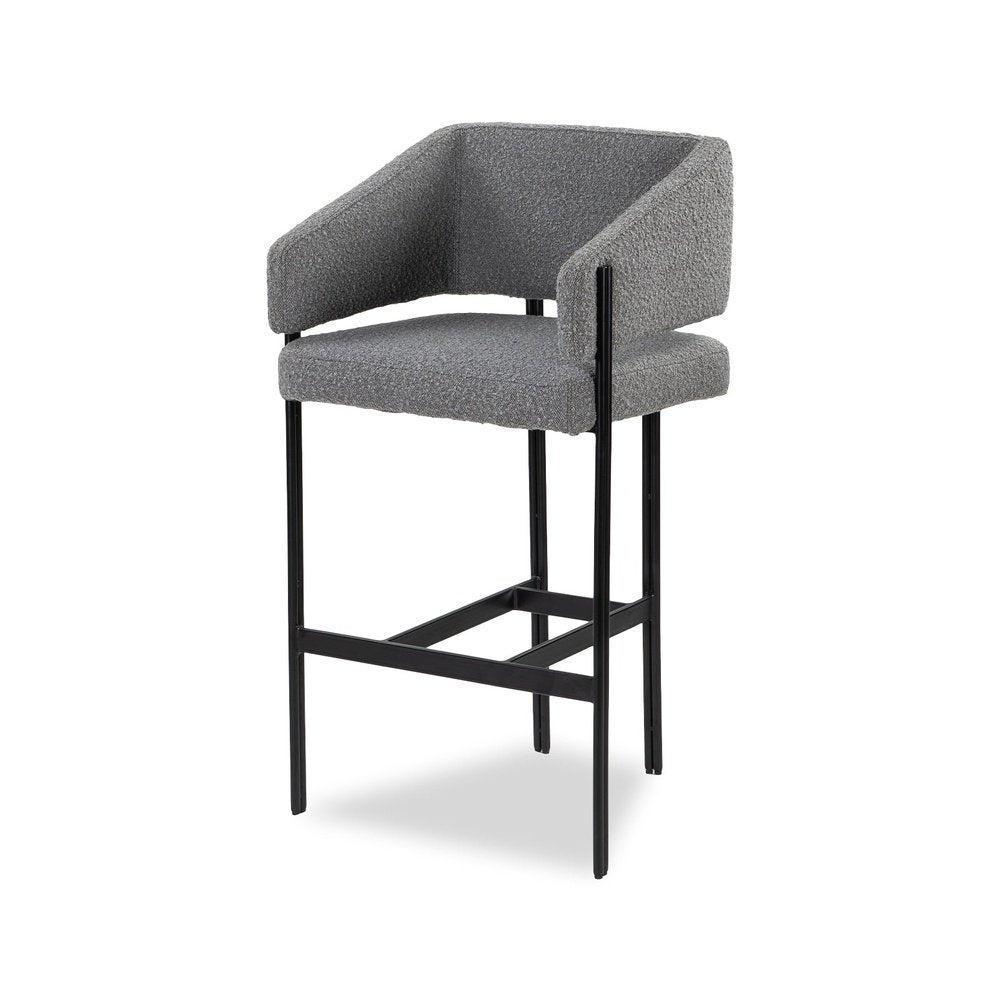 Tatler Bar Stool - Boucle Grey LiangAndEimil 2
