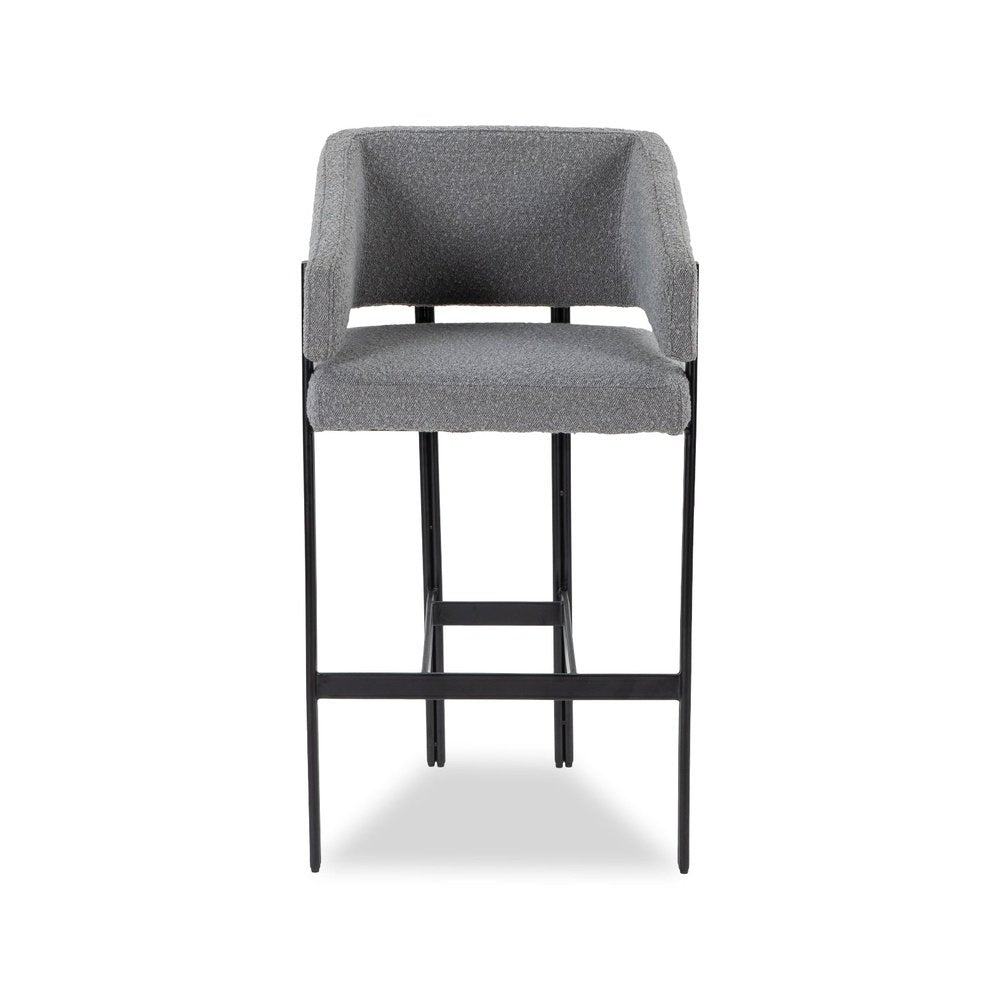 Tatler Bar Stool - Boucle Grey LiangAndEimil 1