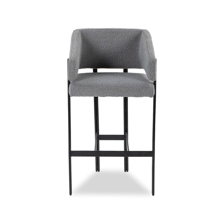 Tatler Bar Stool - Boucle Grey LiangAndEimil 1