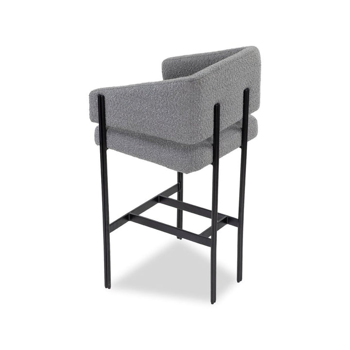 Tatler Bar Stool - Boucle Grey LiangAndEimil 3