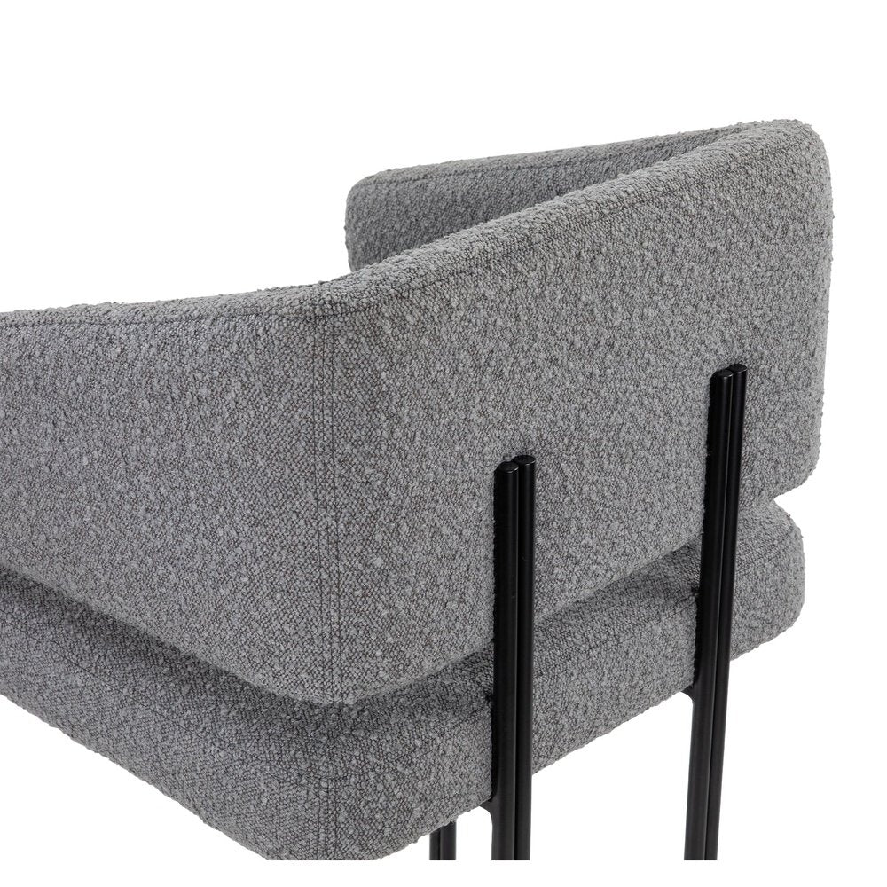 Tatler Bar Stool - Boucle Grey LiangAndEimil 4