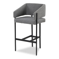 Liang & Eimil Tatler Bar Stool Boucle Grey