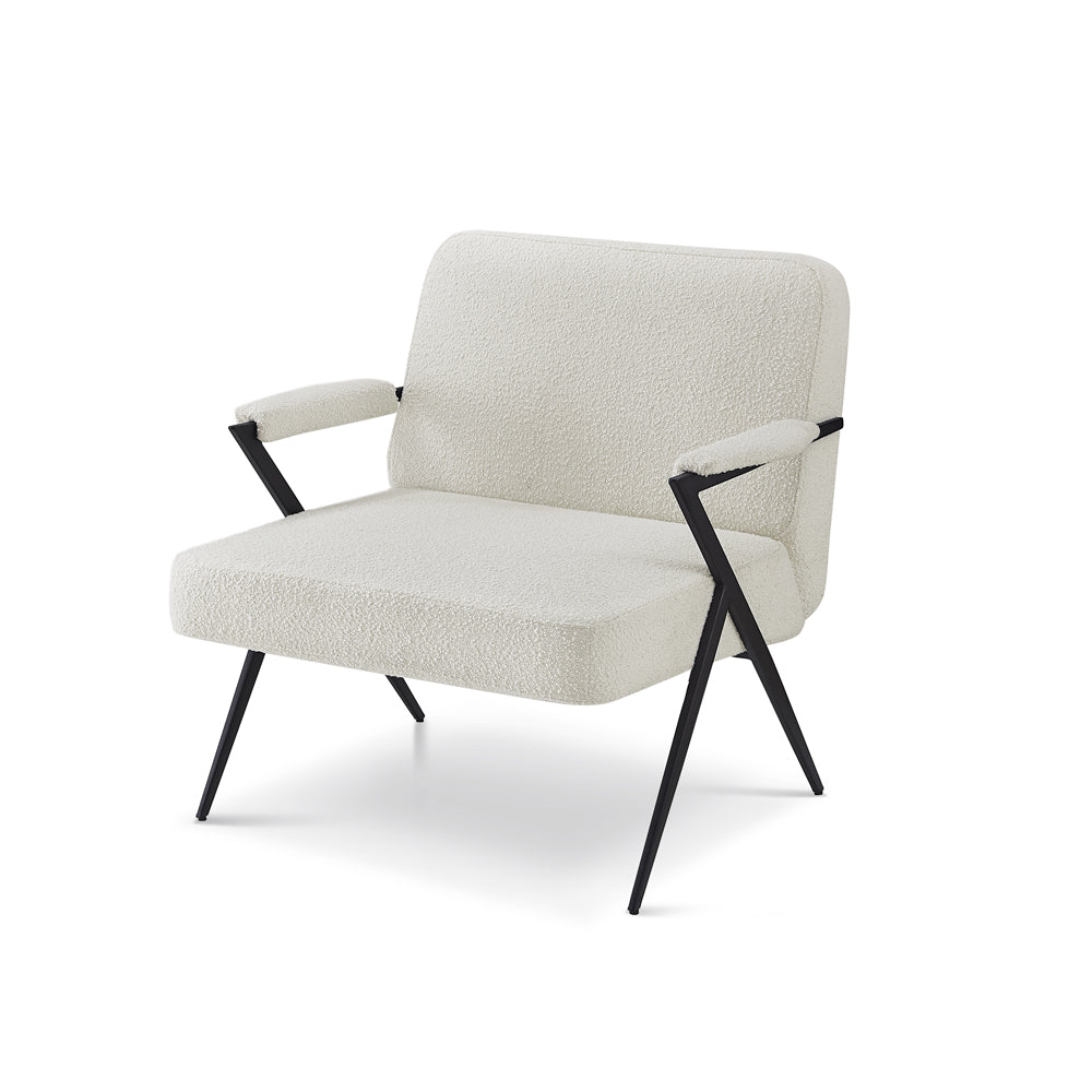  LiangAndEimilLarge-Liang & Eimil Ponti Occasional Chair Boucle Sand-Cream 717 