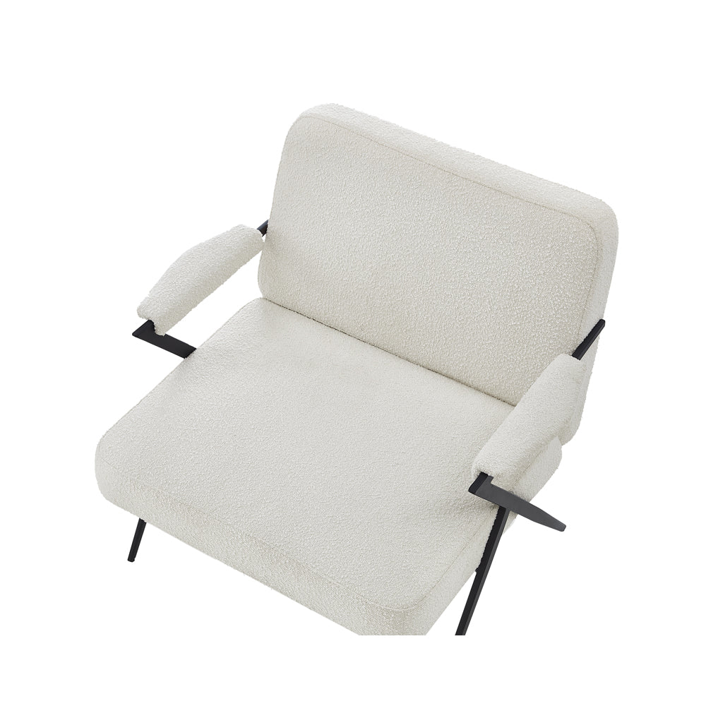  LiangAndEimilLarge-Liang & Eimil Ponti Occasional Chair Boucle Sand-Cream 021 