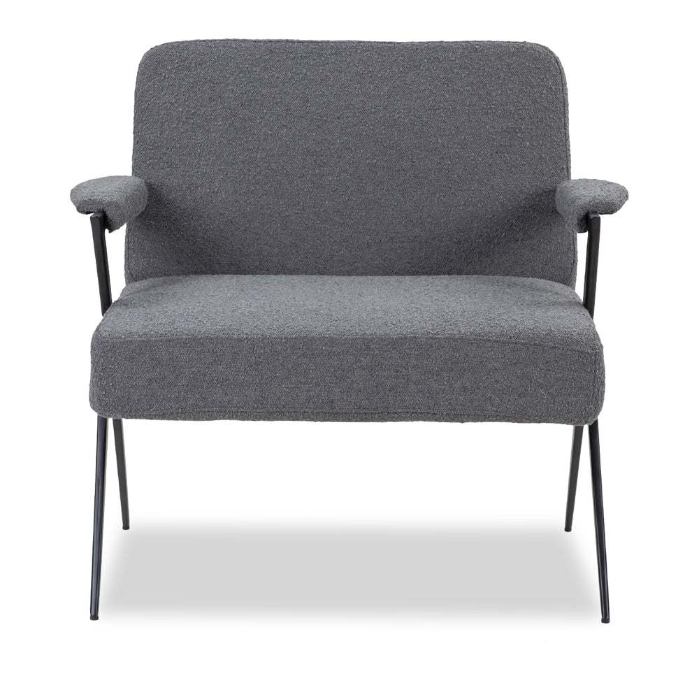 Liang & Eimil Ponti Occasional Chair Boucle Grey