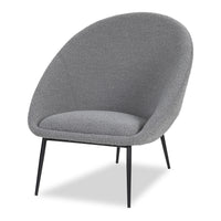 Liang & Eimil Ovalo Boucle Occasional Chair in Grey