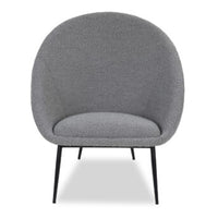 Liang & Eimil Ovalo Boucle Occasional Chair in Grey