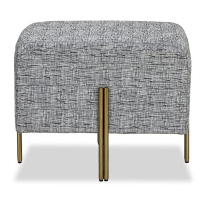 Alton Footstool - Artesan Black & White LiangAndEimil 1