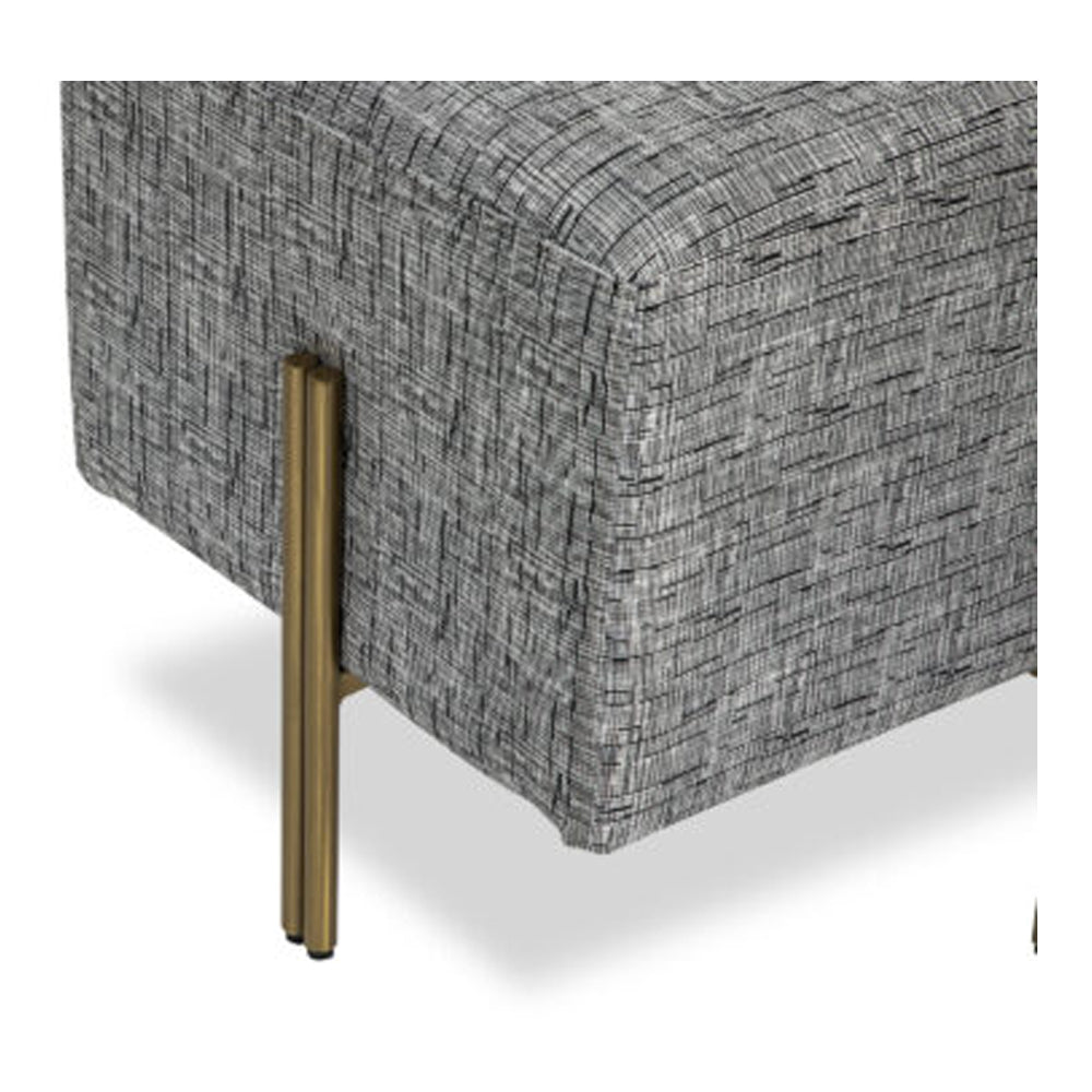 Alton Footstool - Artesan Black & White LiangAndEimil 4