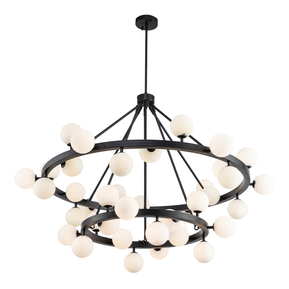 Liang & Eimil Bucolic 2 Tier Pendant Lamp Matt Black