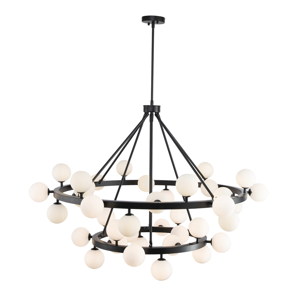 Liang & Eimil Bucolic 2 Tier Pendant Lamp Matt Black