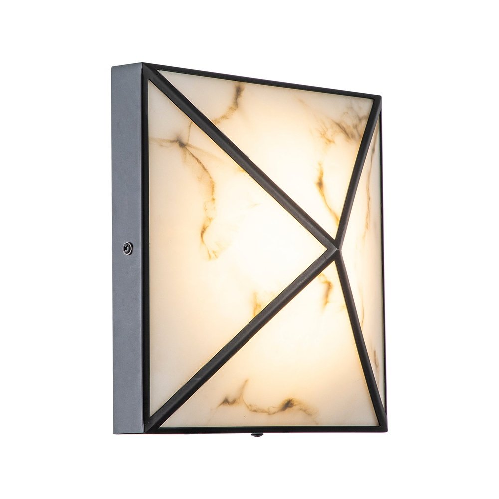 Abacus Wall Lamp - Black & Alabaster Effect LiangAndEimil 3