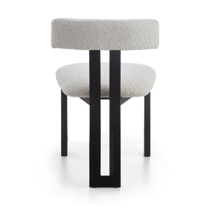 Liang and Eimil Tauron Dining Chair - Boucle Sand & Matt Black LiangAndEimil 5