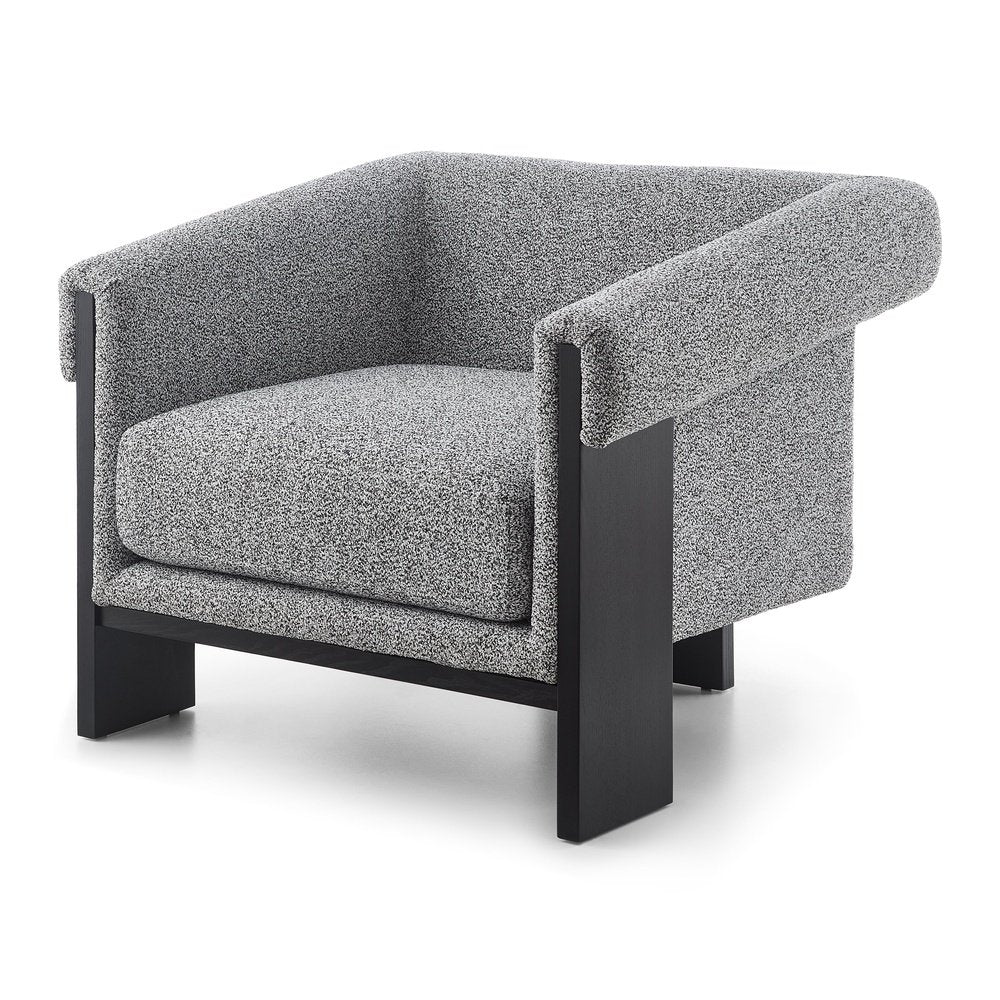 Liang and Eimil Maplin Occasional Chair - Speckle Grey & Matt Black LiangAndEimil 2