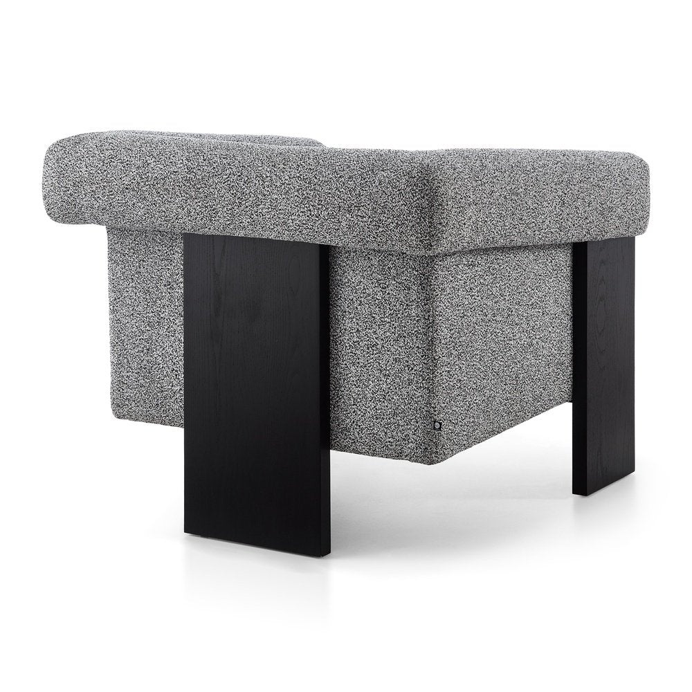 Liang and Eimil Maplin Occasional Chair - Speckle Grey & Matt Black LiangAndEimil 3