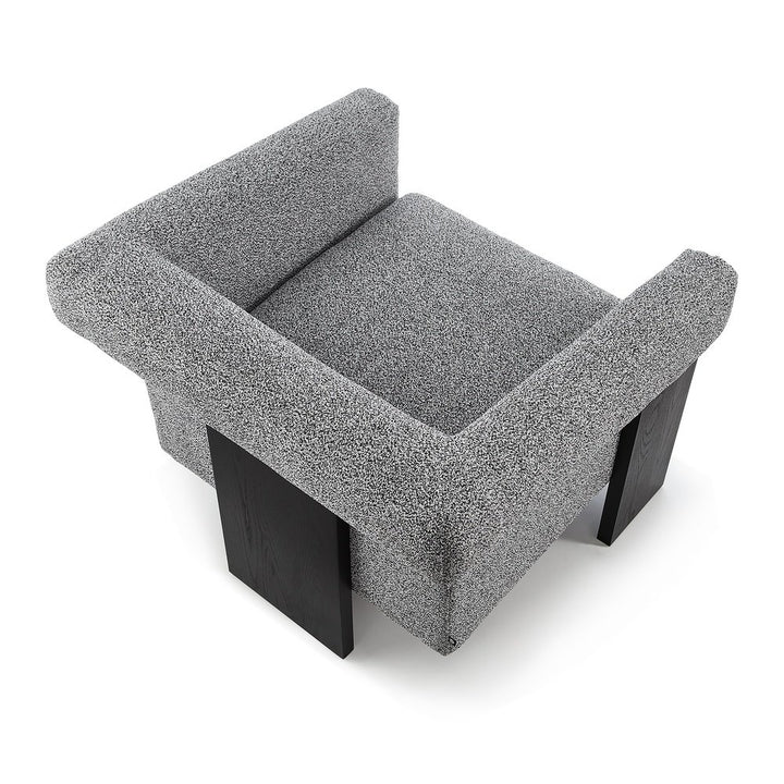 Liang and Eimil Maplin Occasional Chair - Speckle Grey & Matt Black LiangAndEimil 4