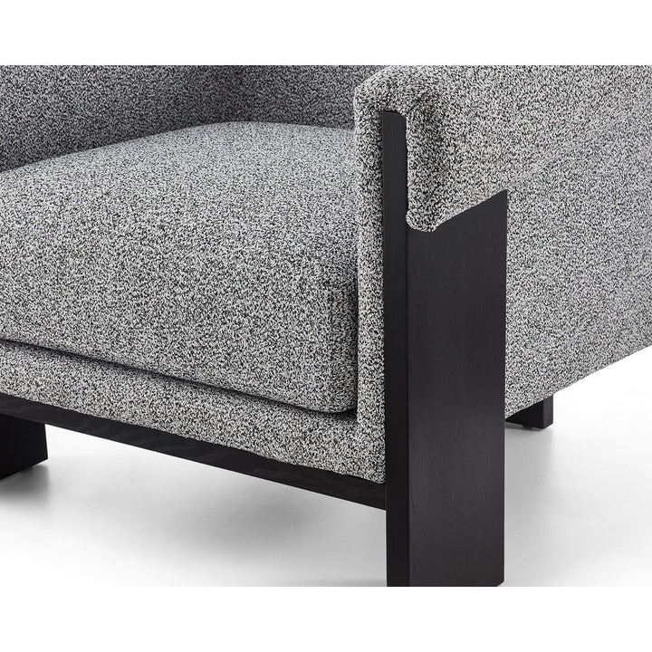 Liang and Eimil Maplin Occasional Chair - Speckle Grey & Matt Black LiangAndEimil 5