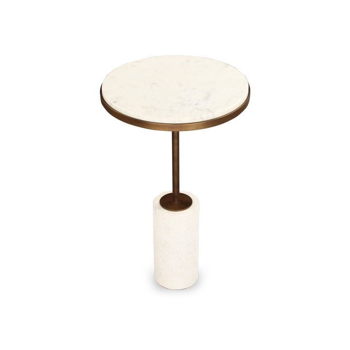 Dolmec Set of 2 Marble Side Tables LiangAndEimil 3