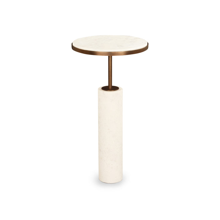 Dolmec Set of 2 Marble Side Tables LiangAndEimil 4