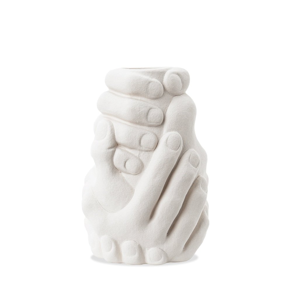Liang and Eimil Juntos Ceramic Vase - White LiangAndEimil 1