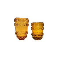 Liang & Eimil Bumble Glass Vase Amber