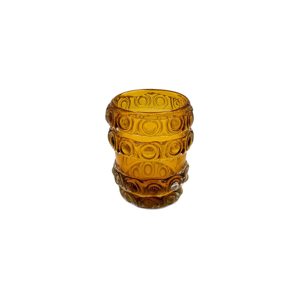 Liang & Eimil Bumble Glass Vase Amber