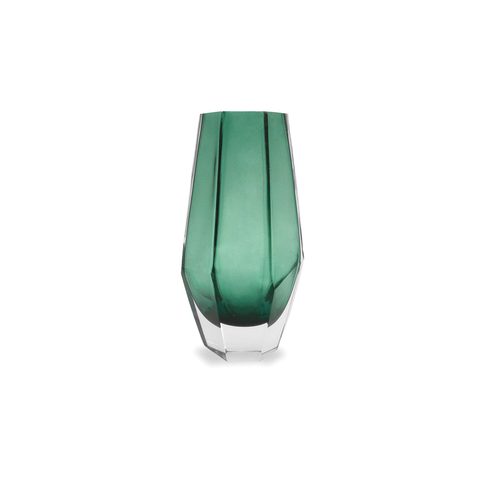 Liang & Eimil Wiley Glass Vase Green