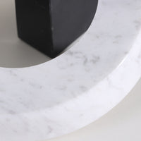 Liang & Eimil Link Marble Sculpture - Black & White