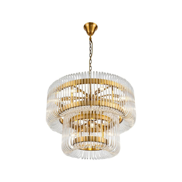 Mist Tall Pendant Lamp - Brushed Brass LiangAndEimil 2