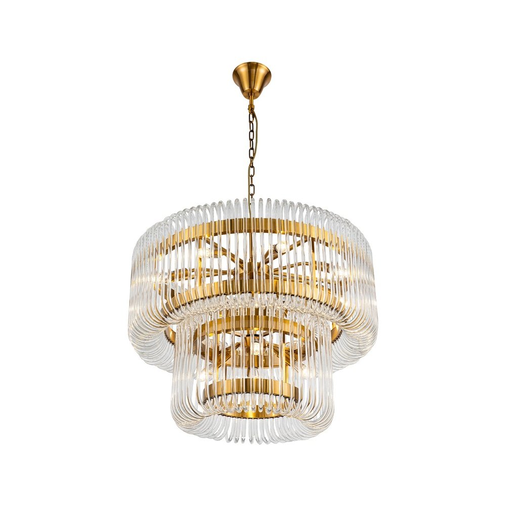Liang & Eimil Mist Tall Pendant Lamp - Brushed Brass
