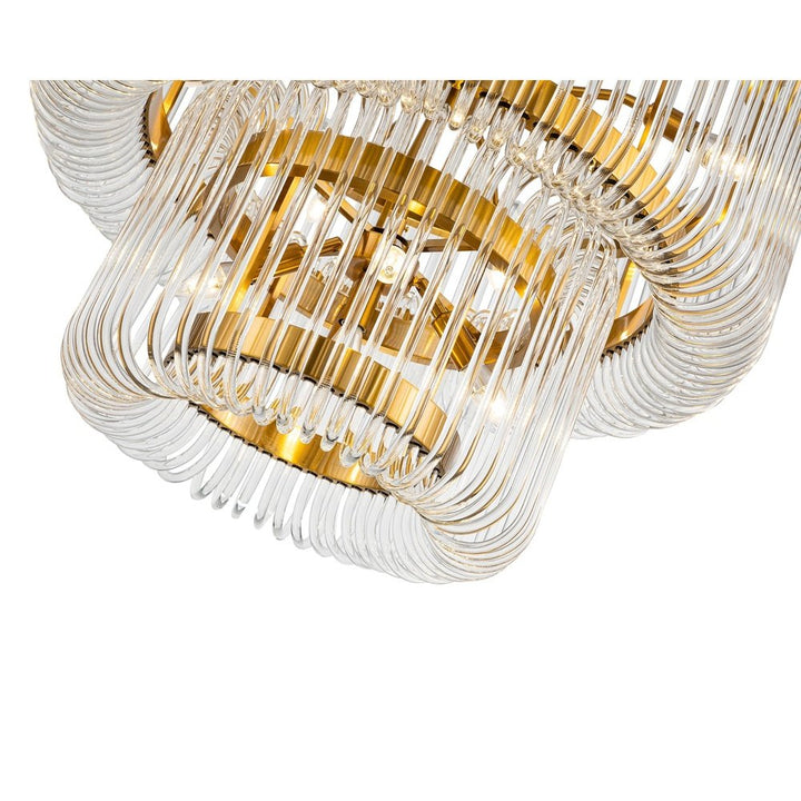 Mist Tall Pendant Lamp - Brushed Brass LiangAndEimil 3