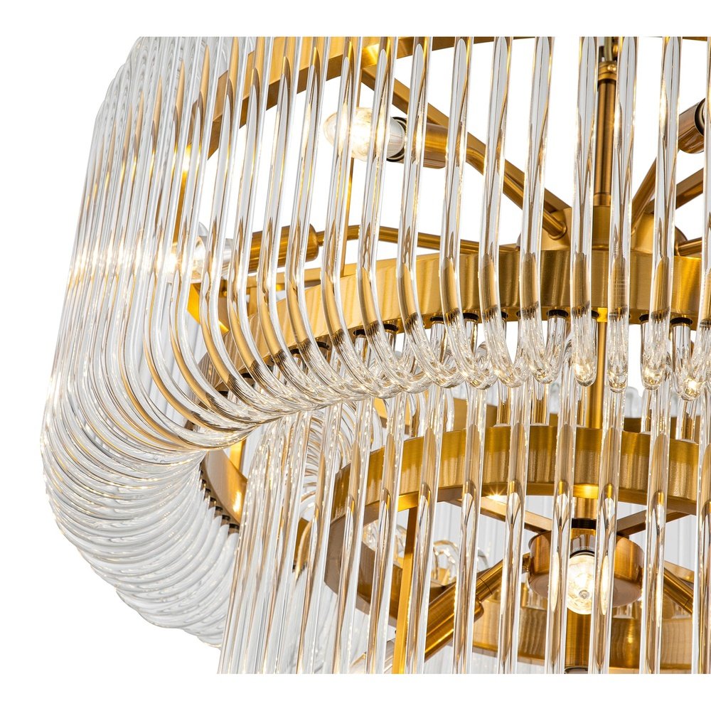 Mist Tall Pendant Lamp - Brushed Brass LiangAndEimil 4