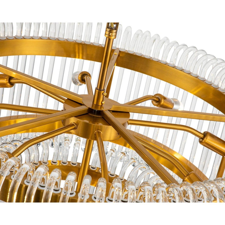 Mist Tall Pendant Lamp - Brushed Brass LiangAndEimil 5