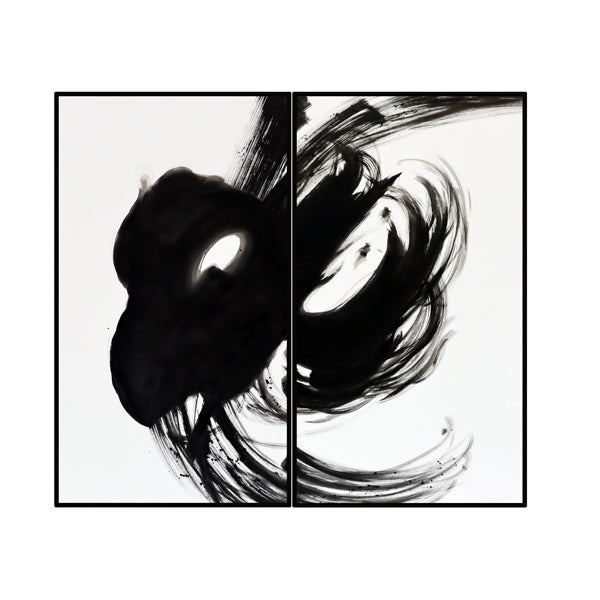 Abstract Composition V Oil on Canvas Painting LiangAndEimil 1