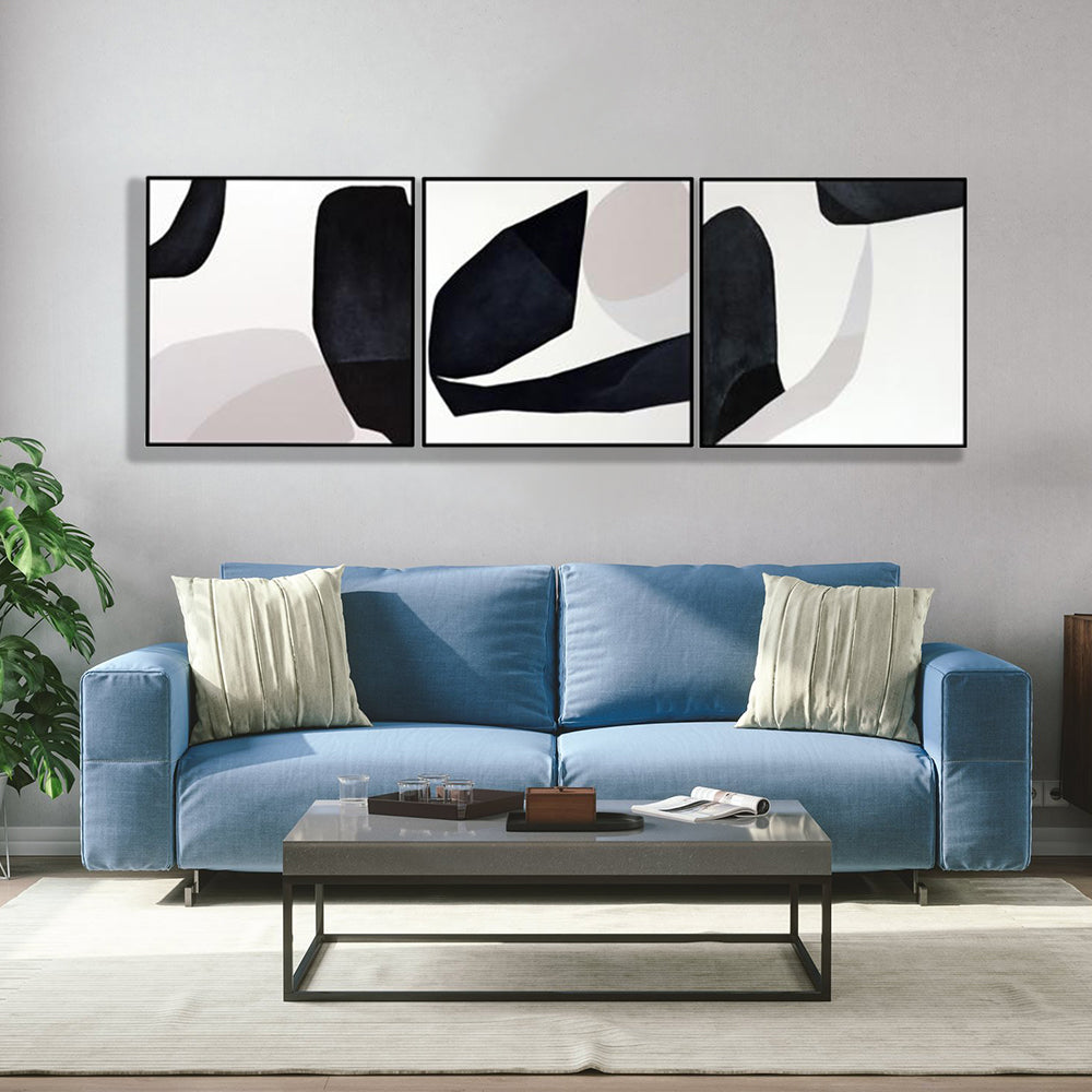  LiangAndEimil-Liang & Eimil Abstract Composition X Oil on Canvas Painting-Monochrome 341 
