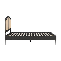 Olivia's Lincoln Rattan Bed in Black