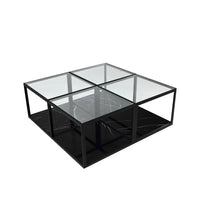 Liang & Eimil Tamon Coffee Table Black Marble Set of Two