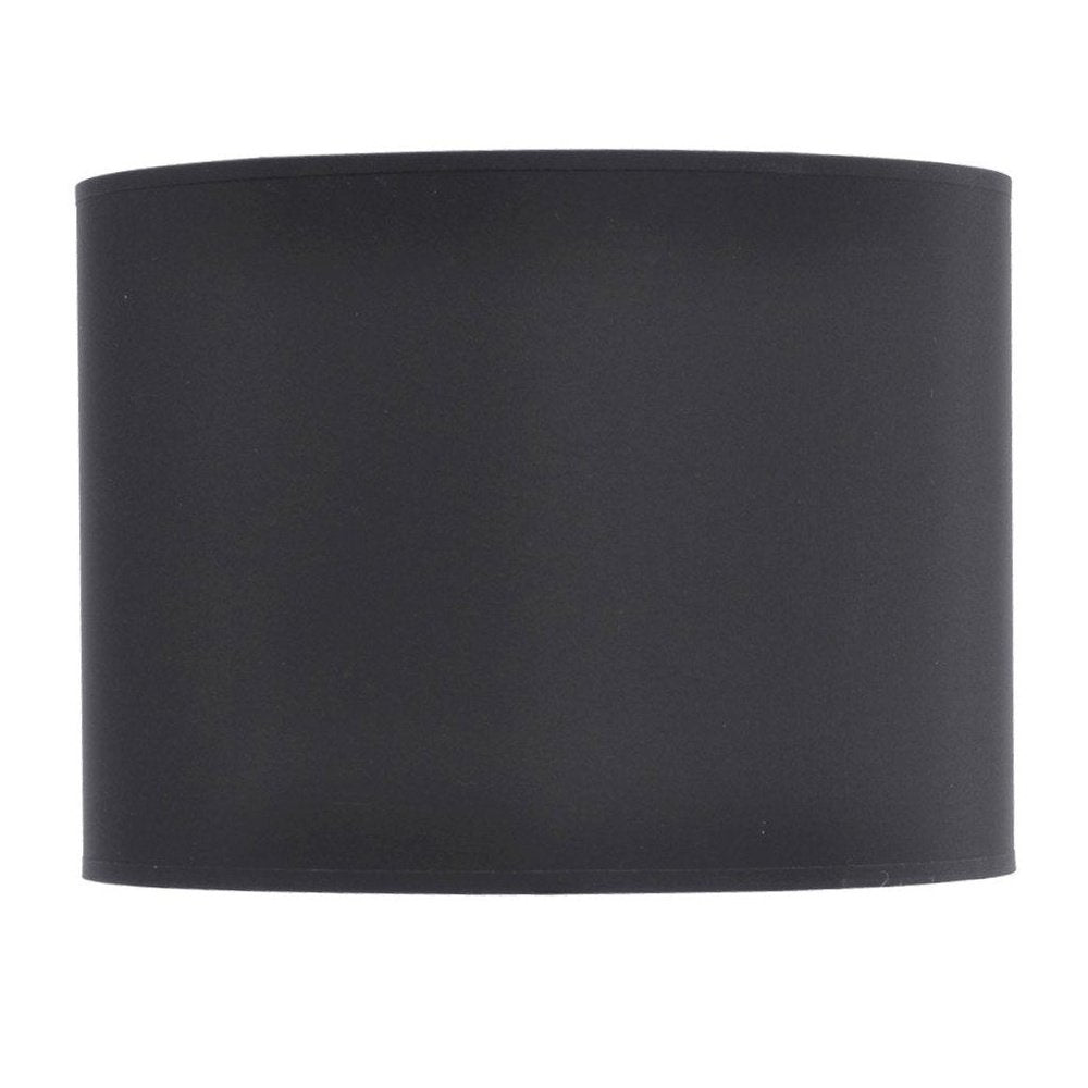 Libra Black and Silver Lined Drum 16" Lampshade-Libra-Olivia's 