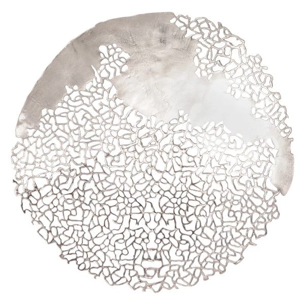  Libra-Libra Midnight Mayfair Collection - Apo Aluminium Wall Plaque Coral-Silver 77 