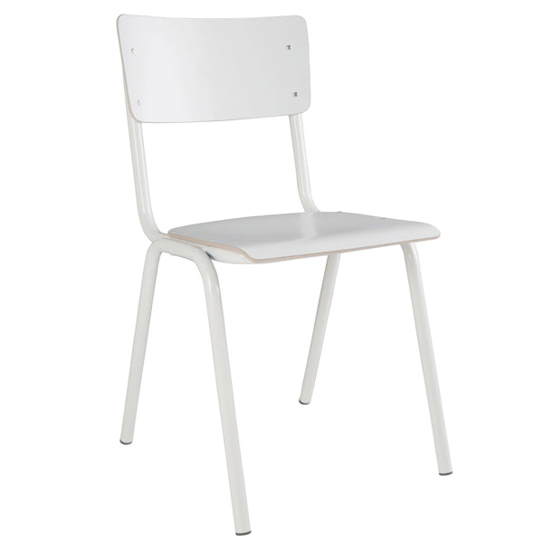 Zuiver Back To School HPL White Chair | Outlet