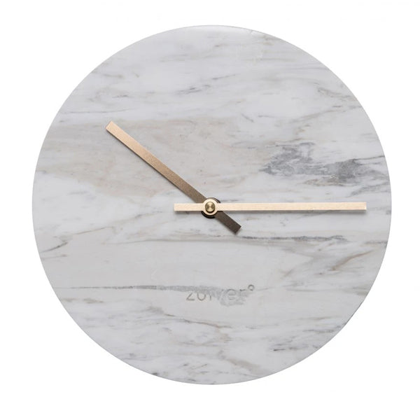  Zuiver-Zuiver Clock Time Marble White-White 05 