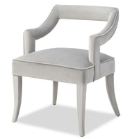 Liang & Eimil Calvin Dining Chair in Horizon Grey Velvet