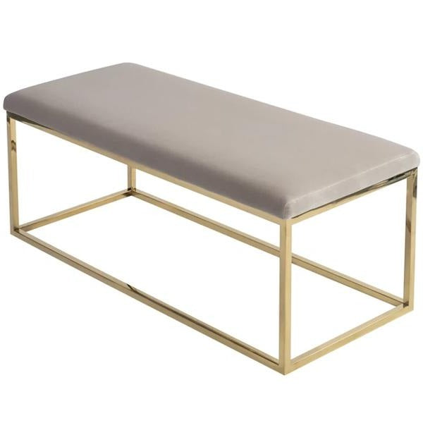 Liang & Eimil Loft Bench Gainsborough Limestone Velvet