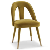 Liang & Eimil Pigalle Chair Kaster Mustard Velvet